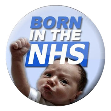 born in the nhs badge